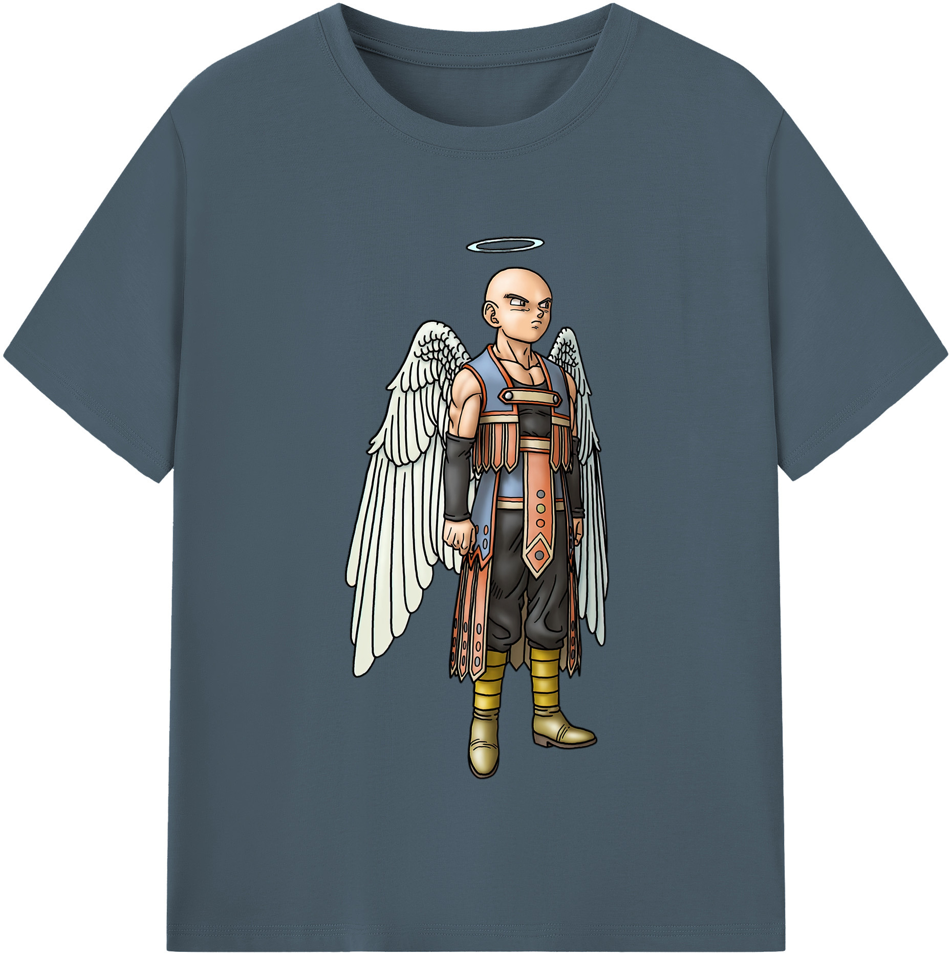 （画像用） ドラゴンクエスト Doragon Kuesuto Dragon Quest 綿100％半袖Tシャツ（フロントプリント）